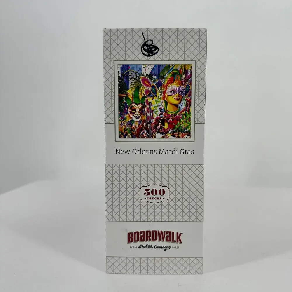 Boardwalk New Orleans Mardi Gras 500 Piece Jigsaw Puzzle Collectible
